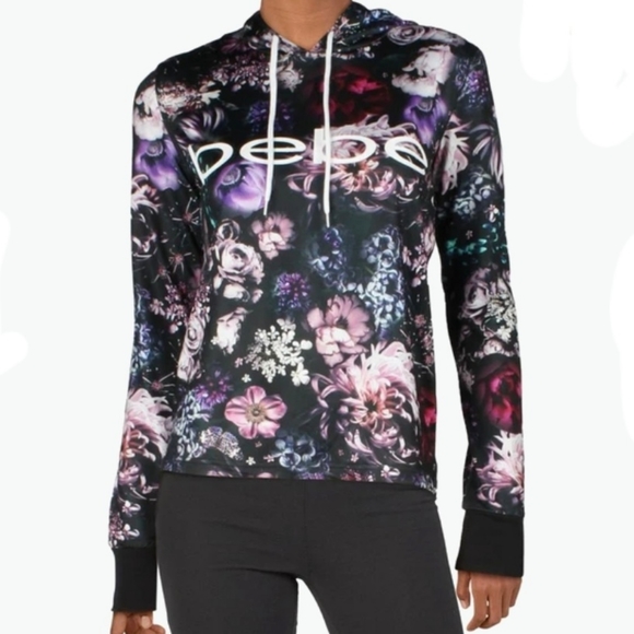 bebe Tops - BEBE SPORT GET FIT FITNESS ACTIVEWEAR HOODIE SWEATSHIRT